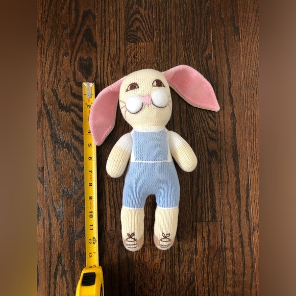 The Beaufort Bonnet Company 100% Knit Cotton 12” Length Rabbit/Bunny Plush - Picture 6 of 6